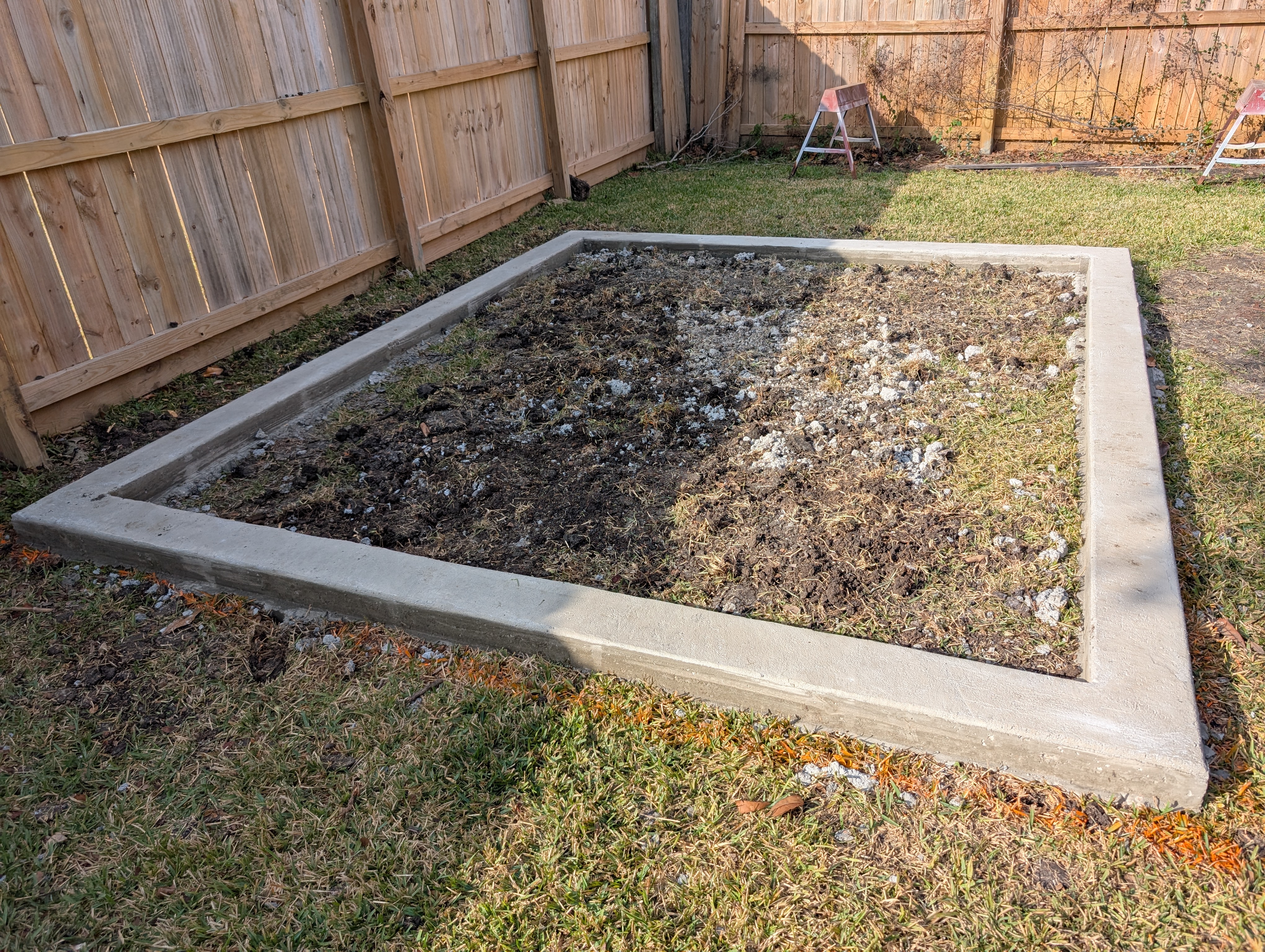 Etexgreenhouse | Concrete footer